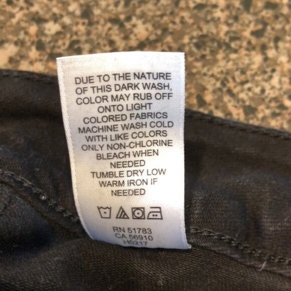 Maurices Distressed Black Jeans Womens Cotton Blend Medium Large - Picture 5 of 8